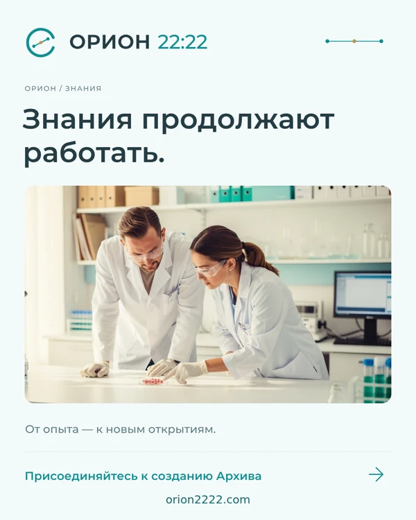 Рекламный макет ОРИОН 22:22